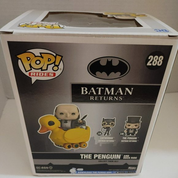 Funko Pop! Rides #288 Batman Returns The Penguin and Duck Ride 2022 - Picture 3 of 5